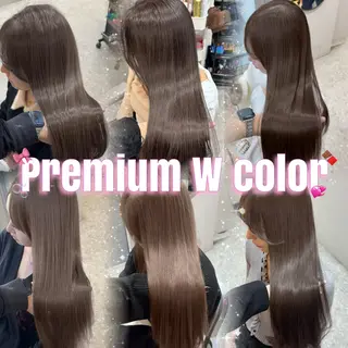 ロング カラー 髪質改善/韓国ヘア レイヤー/新宿/ロミのヘアスタイル