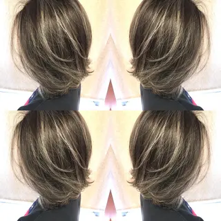 ショート カラー 井上 一平のヘアスタイル