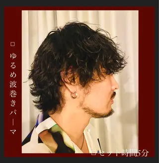 パーマ 佐藤 沙也輝のヘアスタイル