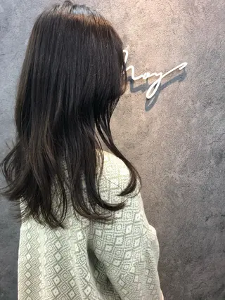 セミロング Noyヨシモト ヒロトのヘアスタイル