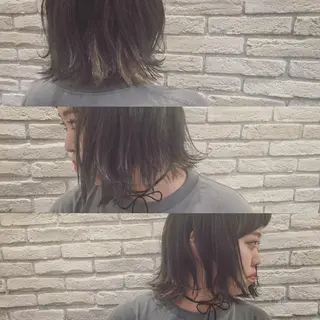 ショート ミディアム セミロング カラー パーマ ハイトーン×髪質改善 KENTAのヘアスタイル