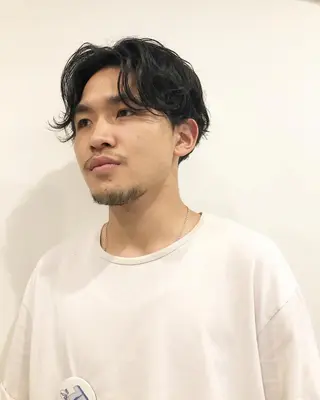 パーマ ヘアアレンジ メンズ メンズ特化✂️栗原 侑也のヘアスタイル