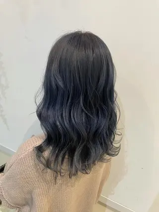 セミロング カラー 極艶透明感カラー🐰 髪質改善/出雲つぐみのヘアスタイル