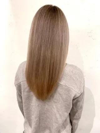 ロング カラー 京都大人女性ショート 徒歩1分/秋山のヘアスタイル