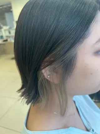 ミディアム 髪質改善／透明感 NAKAIEのヘアスタイル