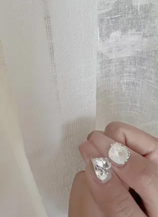 セミロング めぐみのネイルサロン スタッフ練習のネイルデザイン