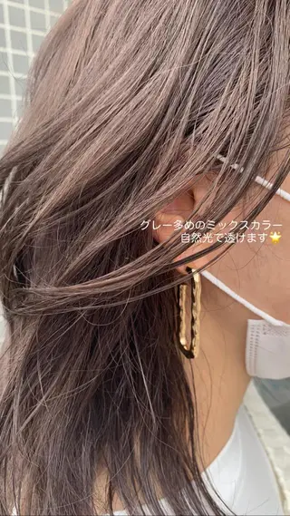 ロング カラー 🌸スタイリスト 山浦美恵のヘアスタイル