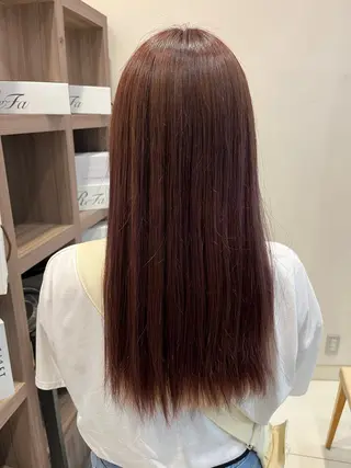ロング カラー 中條 あまねのヘアスタイル