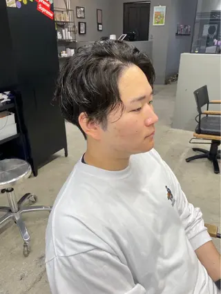 ショート パーマ メンズ メンズ専門サロン wokeのヘアスタイル