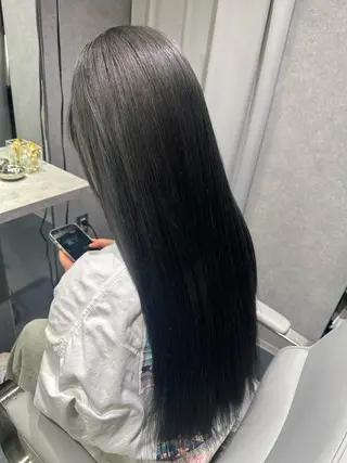 ロング ケアブリーチ特化✨/ 艶カラー/エクステのヘアスタイル