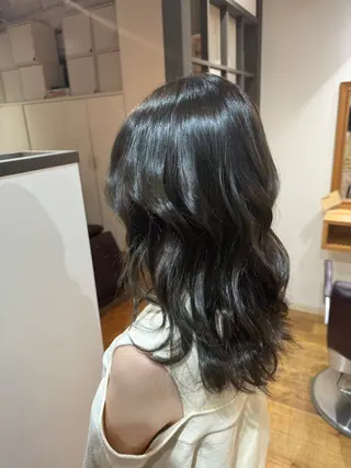 ロング 🫧透明感カラー🫧 ロン毛美容師のヘアスタイル