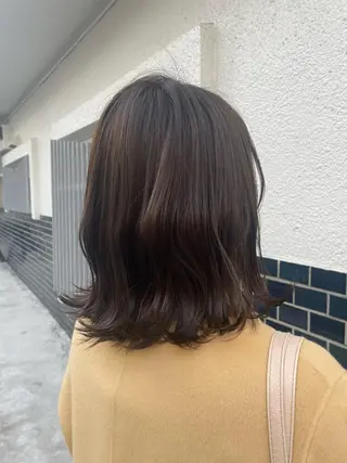 ミディアム カラー スガハラ アンナのヘアスタイル