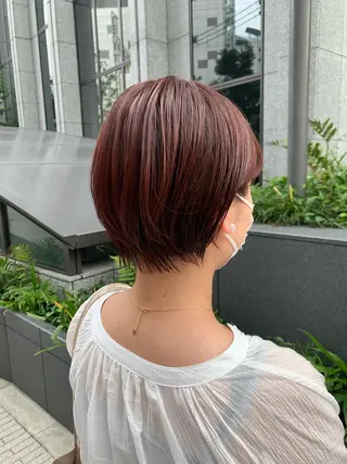 ショート カラー 肌に馴染むカラー 梅田・増田のヘアスタイル