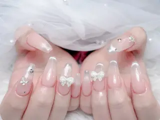 ネイル MoMoA Nail ネイル長さ出し専門店のネイルデザイン