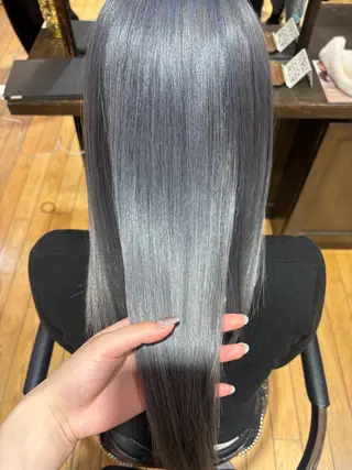 ロング カラー 透明感カラー/ くびれヘア/ユウユのヘアスタイル