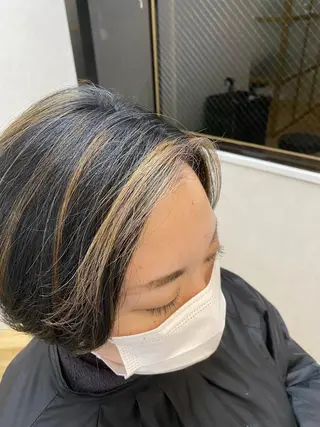 ショート カラー [メンズカット］日高 伸太朗tocca船橋のヘアスタイル