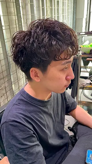 ショート パーマ メンズ UMM daichi メンズパーマのヘアスタイル
