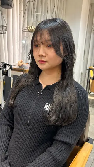 ロング カラー じゅわっと暖色カラー 🍊Moemiのヘアスタイル