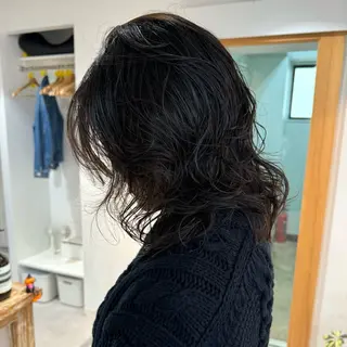 ミディアム パーマ ROE 日吉のヘアスタイル
