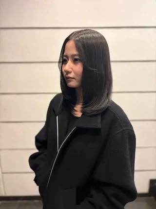 ミディアム kenshin/艶髪 /似合わせカットのヘアスタイル