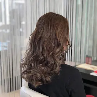 セミロング カラー 大塚 貴之のヘアスタイル