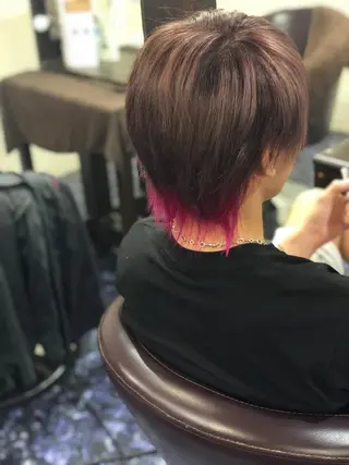 カラー メンズ 坂田 裕樹のヘアスタイル