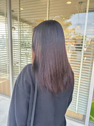 セミロング 🎧透明感カラー /髪質改善のヘアスタイル