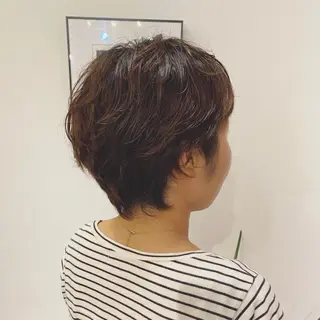 ショート パーマ 𓍲꙳yamada haruna⋆ 𓍱のヘアスタイル