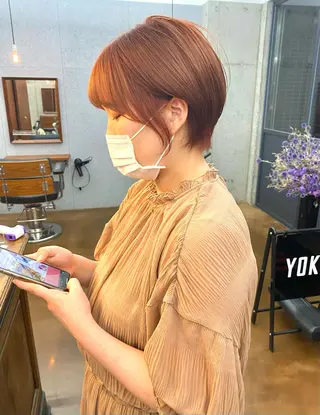 ショート カラー ハイトーン/デザイン hirokiのヘアスタイル