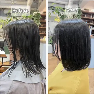 ミディアム 銀座knoll🌿 【平日朝限定cut】のヘアスタイル
