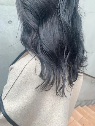ミディアム カラー Tamagawa Sakiのヘアスタイル