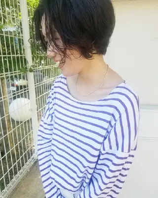 ショート 🙃 透明感カラー/ボブのヘアスタイル