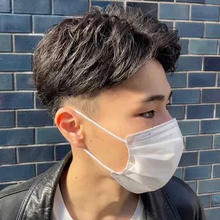ショート メンズ 縮毛・酸性ストレート 特化のヘアスタイル