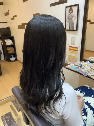 ロング カラー サトウ シューイチのヘアスタイル