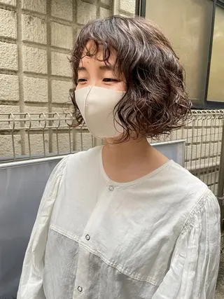 ショート パーマ 高橋 愛美のヘアスタイル