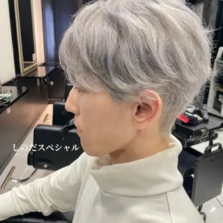ショート カラー メンズ 🦖店長🦖pino #しのだスペシャルのヘアスタイル