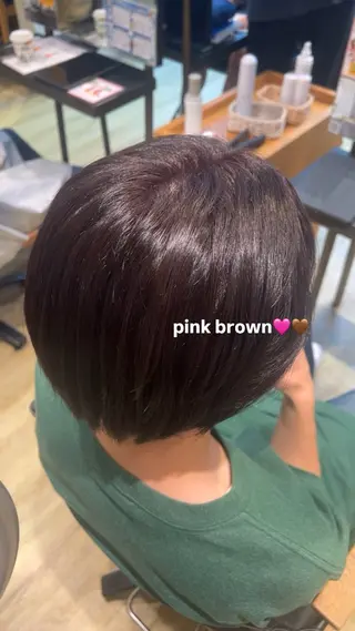 カラー メンズ 鳴海 美海のヘアスタイル