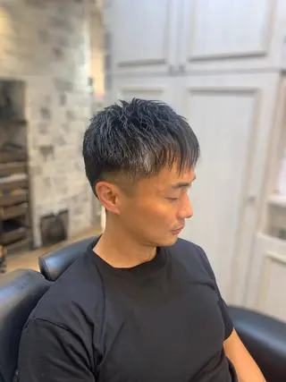 メンズ フリーランス理美容師 いさかのヘアスタイル