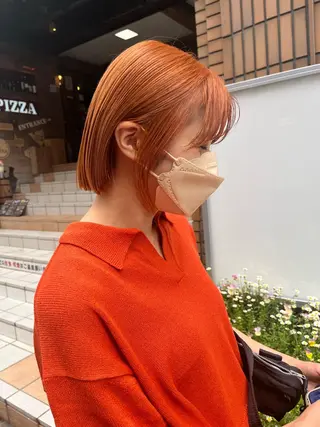 ショート カラー ハイトーン/レイヤー 💜Akaneのヘアスタイル