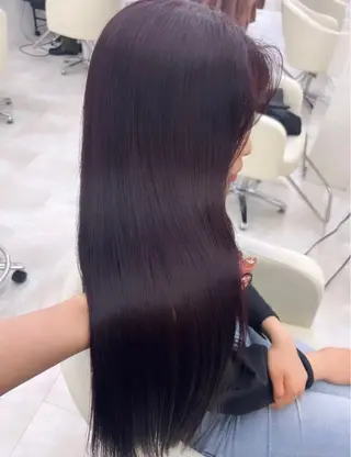 ロング カラー momo /レイヤー/暖色のヘアスタイル