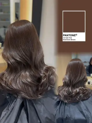 ミディアム カラー L.E.M 仙台のヘアスタイル