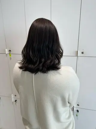 ミディアム カラー 透明感カラー🫧 nanohaのヘアスタイル