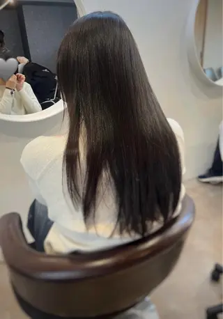 ロング カラー 下石怜子/レイヤー/ 透明感カラーのヘアスタイル