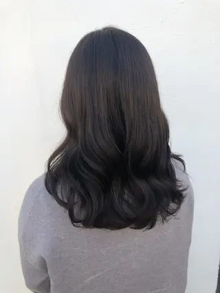 ミディアム カラー パーマ ヘアアレンジ 【ツヤ髪美容師】 ツダケイスケのヘアスタイル