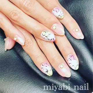 ネイル miyabi nail 桂川駅近くのネイルデザイン
