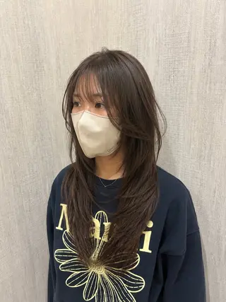 ロング 店長✨レイヤー✖️ 髪質改善✖️韓国ヘアのヘアスタイル