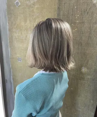 ミディアム カラー 🫟Blanco🫟 Color&Careのヘアスタイル