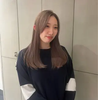 ロング ベージュ🤎/韓国風 ヘア🇰🇷/さくらのヘアスタイル