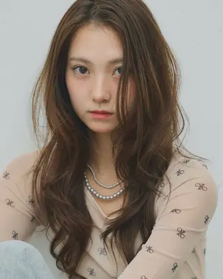 ロング パーマ 大人レイヤー×艶髪 小久保　春暁のヘアスタイル