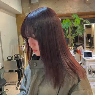 カラー 髪質改善/縮毛矯正/ レイヤーカット/ガブのヘアスタイル